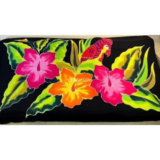 New Design Rayon Sarong Hand Painted Beachwear for Summer